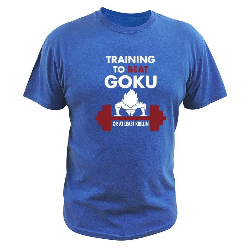 TRAINING TO BEAT GOKU GYM SHIRT