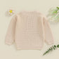 TODDLER KIDS GIRL BIG SISTER SWEATER CUTE LONG SLEEVE LETTER EMBROIDERY KNIT PULLOVER LOOSE TOP