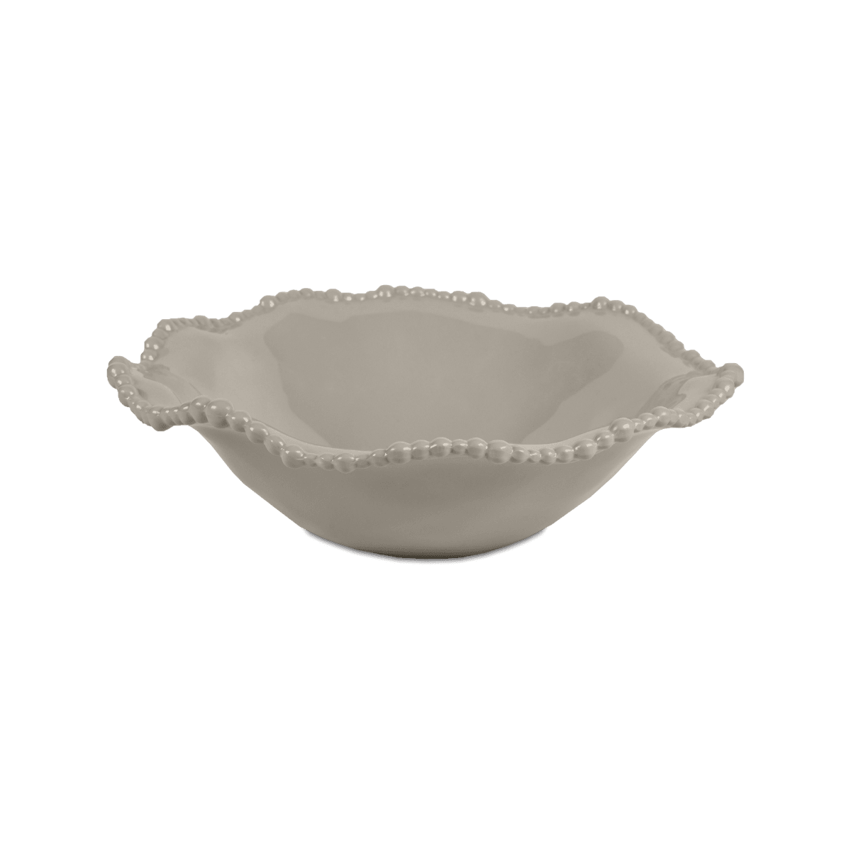 TAUPE MELAMINE SALAD BOWL - SMALL - JOKE