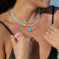 TINY TURQUOISE CHOKER NECKLACE - HŌKŪALA