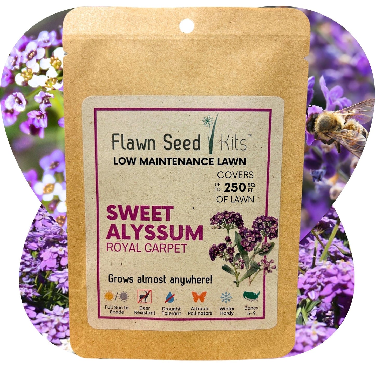 SWEET ALYSSUM ROYAL CARPET SEED POUCH