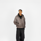 THE LABEL WEATHERED ZIP UP