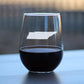 TENNESSEE STATE OUTLINE STEMLESS WINE GLASS - STATE THEMED DRINKING DECOR AND GIFTS FOR TENNESSEAN WOMEN & MEN - LARGE 17 OZ GLASSES