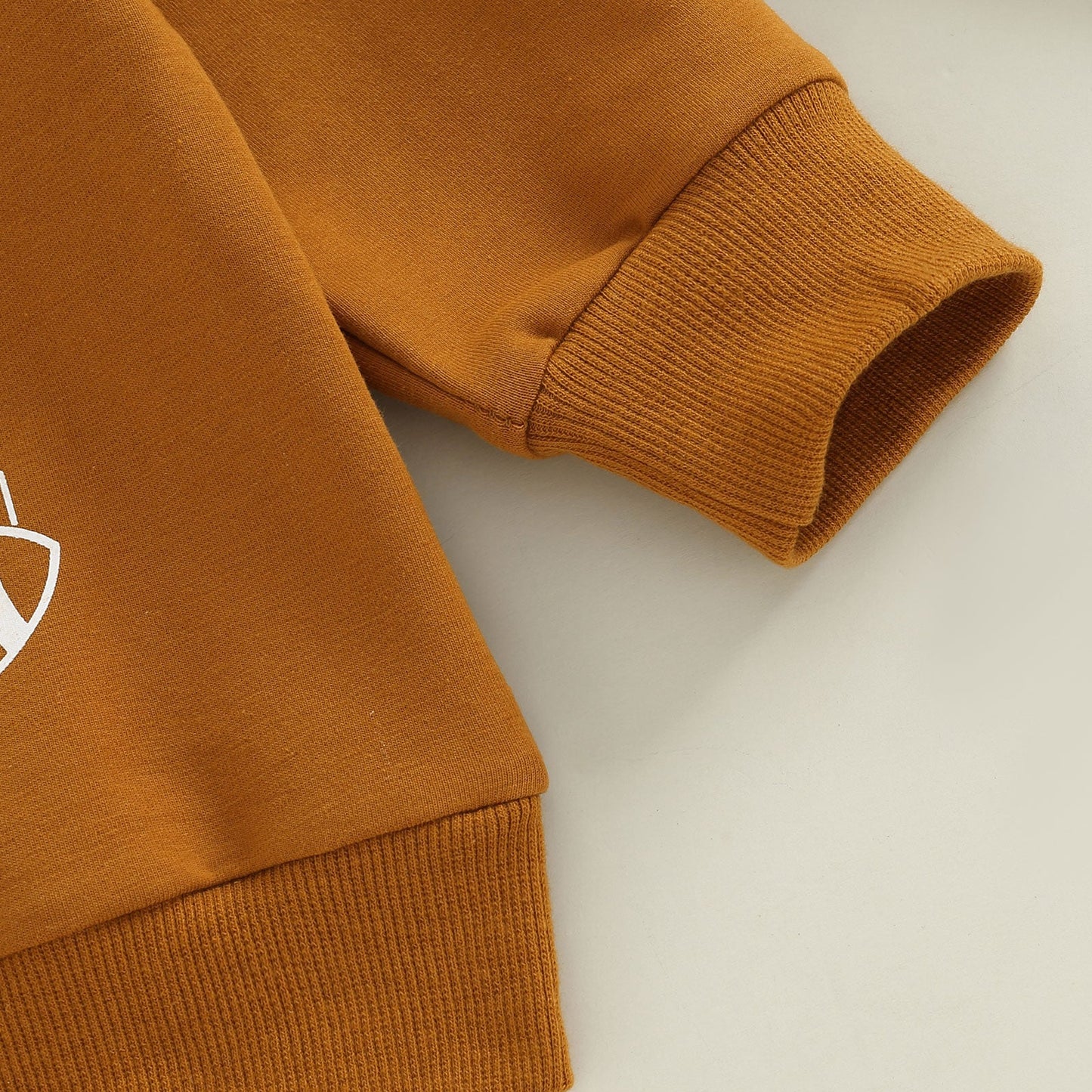 0-3YEARS INFANT BABY BOY GIRL CASUAL PULLOVERS LONG SLEEVE GAME DAY FOOTBALL HOCKEY PRINT RIBBED CUFFS SWEATSHIRT TOP