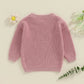 TODDLER KIDS GIRL BIG SISTER SWEATER CUTE LONG SLEEVE LETTER EMBROIDERY KNIT PULLOVER LOOSE TOP