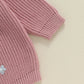 TODDLER KIDS GIRL BIG SISTER SWEATER CUTE LONG SLEEVE LETTER EMBROIDERY KNIT PULLOVER LOOSE TOP
