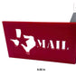 TEXAS STAR MAILBOX FLAG - DURABLE & EASY INSTALL FOR STONE & BRICK