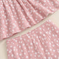 TODDLER KIDS GIRLS 2PCS FALL OUTFIT FLORAL FLOWERS PRINT CREW NECK LONG SLEEVE BABYGIRL TOP ELASTIC WAIST LONG PANTS SET