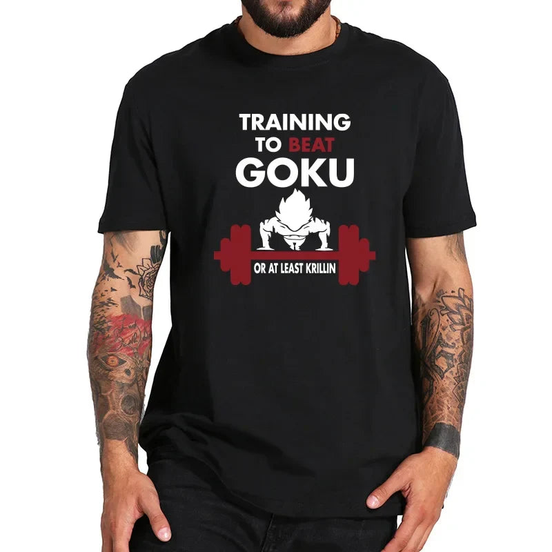 TRAINING TO BEAT GOKU GYM SHIRT