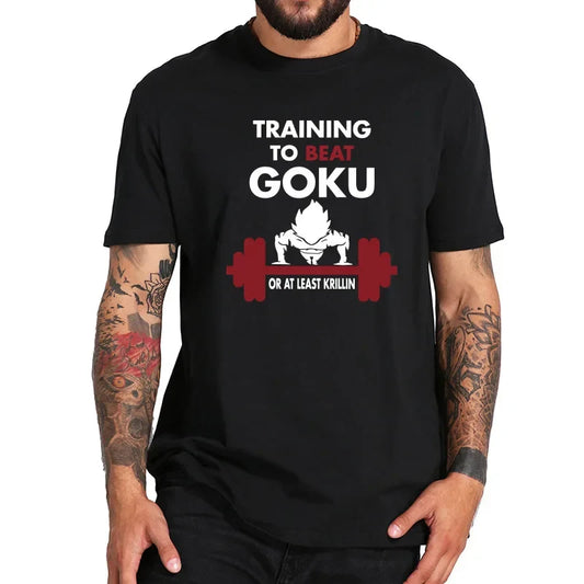 TRAINING TO BEAT GOKU GYM SHIRT