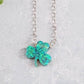 SHAMROCK GOOD LUCK CHARM NECKLACE