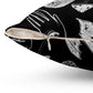 SPOOKY SPELLS, BATS, AND MUSHROOMS THROW PILLOW