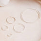 SILVER HOOP EARRINGS