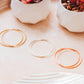 SILVER HOOP EARRINGS