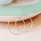 SILVER HOOP EARRINGS