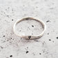 STERLING SILVER INITIAL STACKING RING
