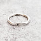 STERLING SILVER INITIAL STACKING RING