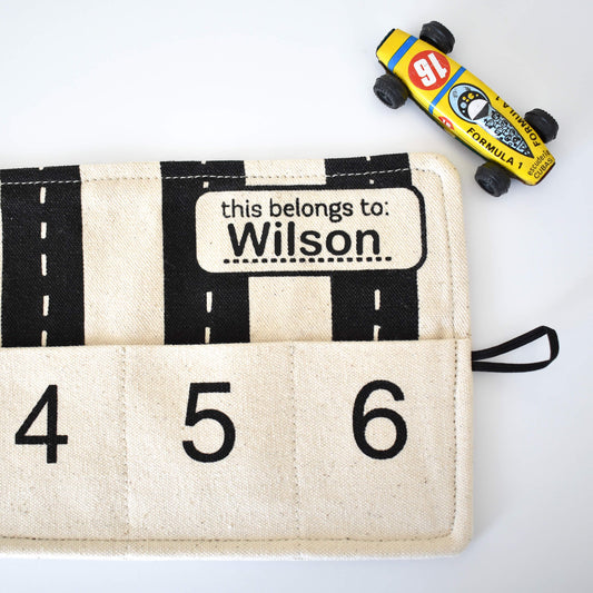 TOY CAR STORAGE: "MY SON LOVES IT! GREAT FOR TRAVELING!"