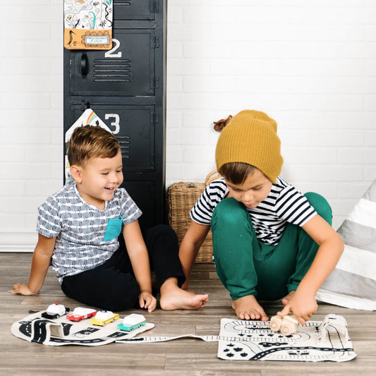 TRAIN PLAY MAT: "LOVE IT! SUPER CUTE FOR ON THE GO PLAY!"
