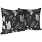 SPOOKY SPELLS, BATS, AND MUSHROOMS THROW PILLOW