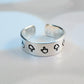 STERLING SILVER DAINTY MIDDLE FINGER BAND RING