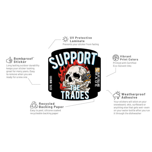 TOUGH HANDS STICKER