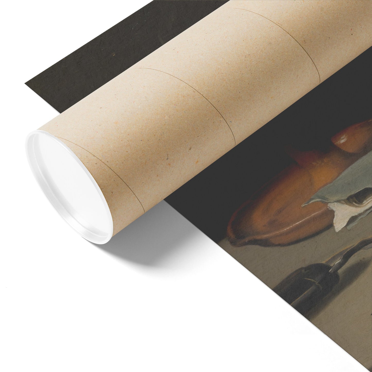 STILL LIFE WITH A SKULL AND A WRITING QUILL MATTE POSTER