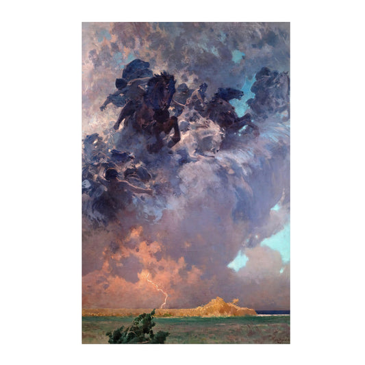 STORM BY ZDZISŁAW JASIŃSKI MATTE POSTER