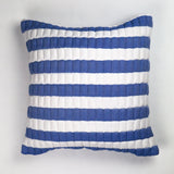 SUJANI QUILTED PILLOW — BLUE AND WHITE