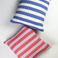 SUJANI QUILTED PILLOW — BLUE AND WHITE