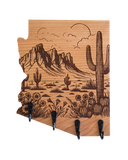 SUPERSTITION MOUNTAINS ARIZONA WALL HANGER