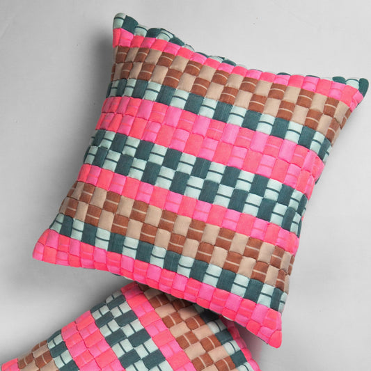 SUJANI QUILTED PILLOW — MULTI