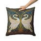 SWAN, RUSH AND IRIS THROW PILLOW