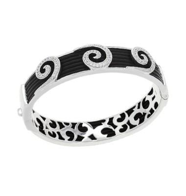 SWIRL RUBBER BANGLE