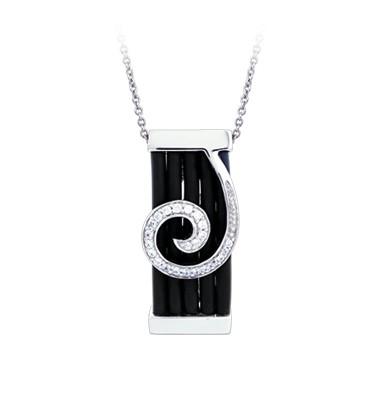 SWIRL RUBBER PENDANT