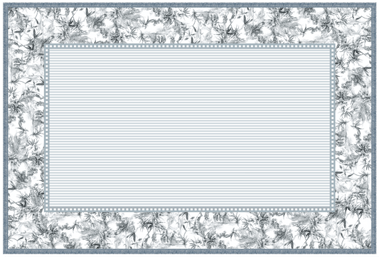 STAIN-RESISTANT TABLECLOTH - BLUE - JOKE