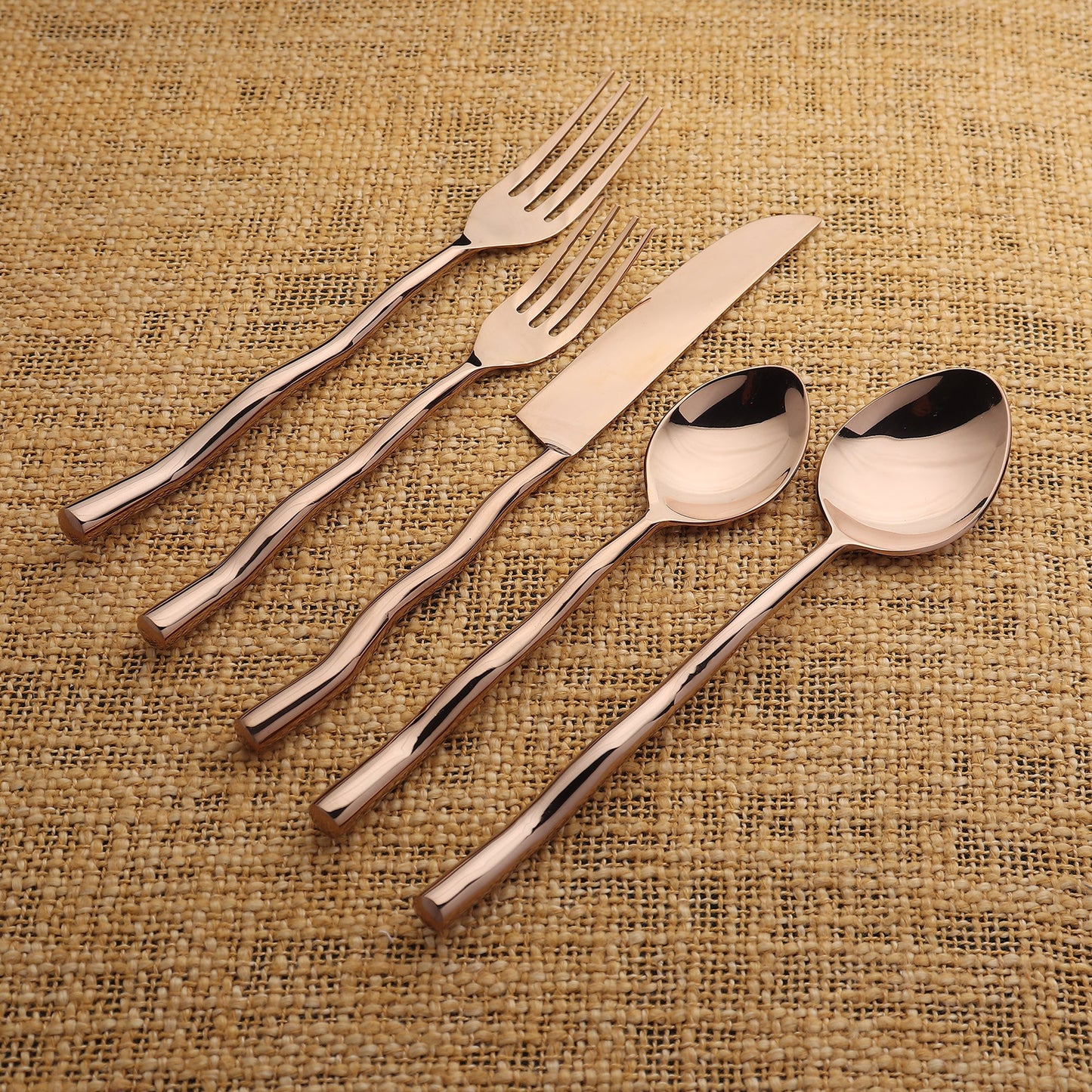 TEDPOLE PVD FLATWARE, 5-PC. PLACE SETTING