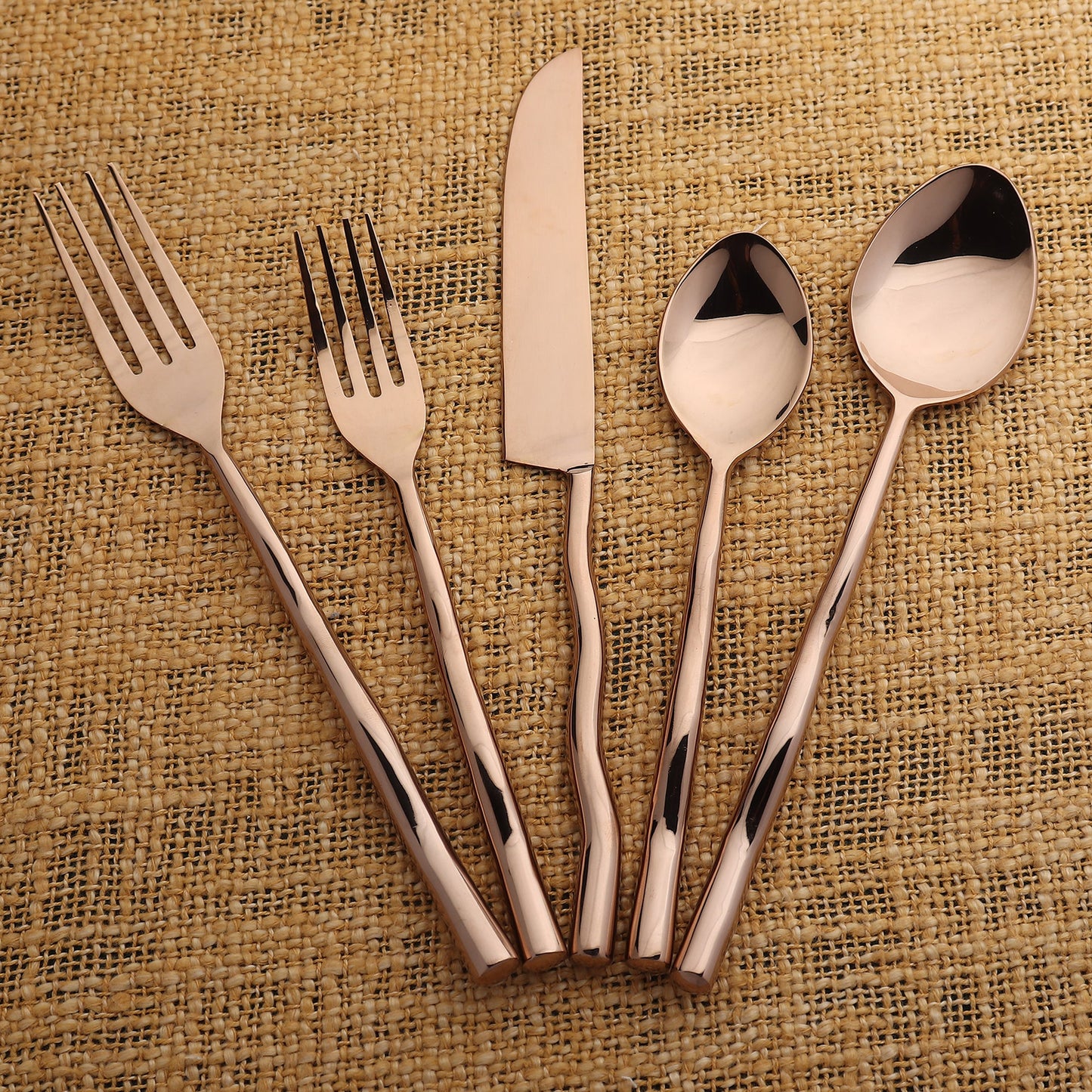 TEDPOLE PVD FLATWARE, 5-PC. PLACE SETTING