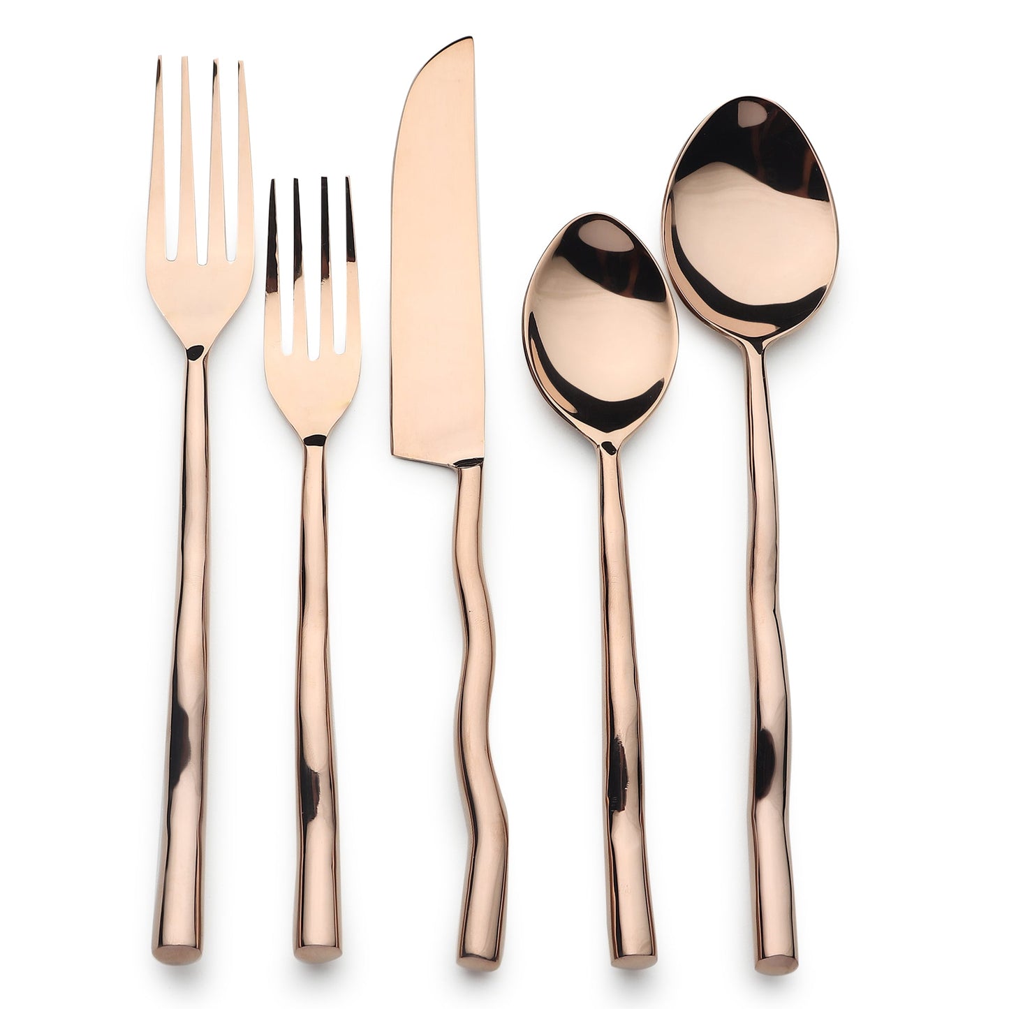 TEDPOLE PVD FLATWARE, 5-PC. PLACE SETTING