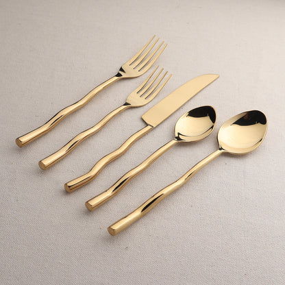 TEDPOLE PVD FLATWARE, 5-PC. PLACE SETTING