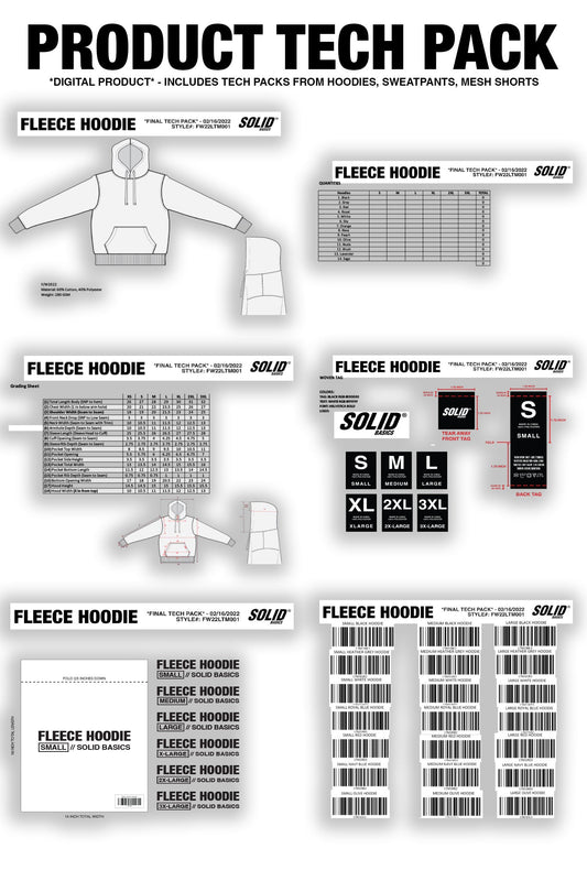 TECH PACKS - *DIGITAL PRODUCT*