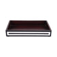 VANITY TRAYS PARLOUR CONCENTRIC PATTERN WOOD & RESIN INLAY COLLECTION IN 10X6