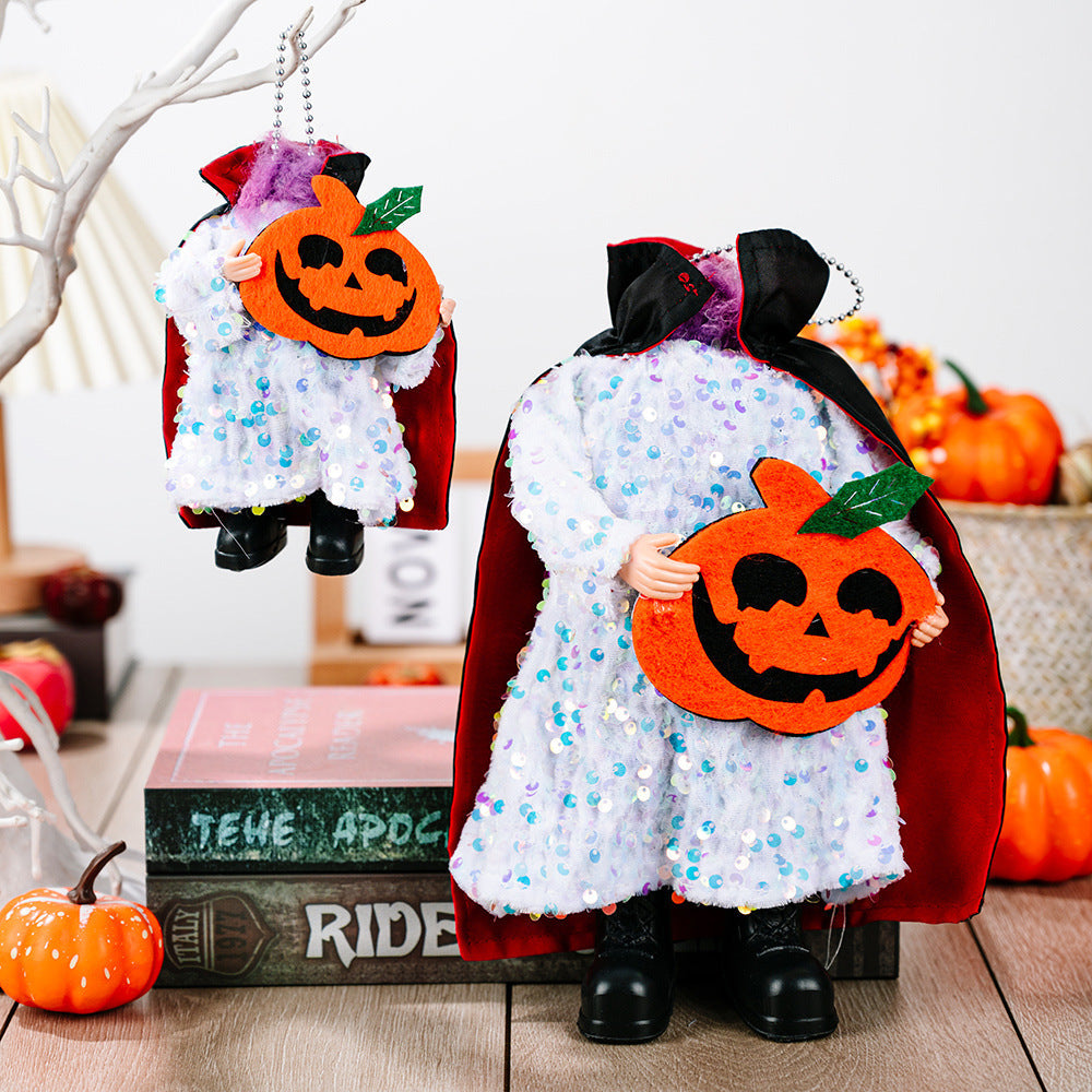 TWO-PIECE SEQUIN HALLOWEEN HANGING WIDGETS-Thriftique Marketplace