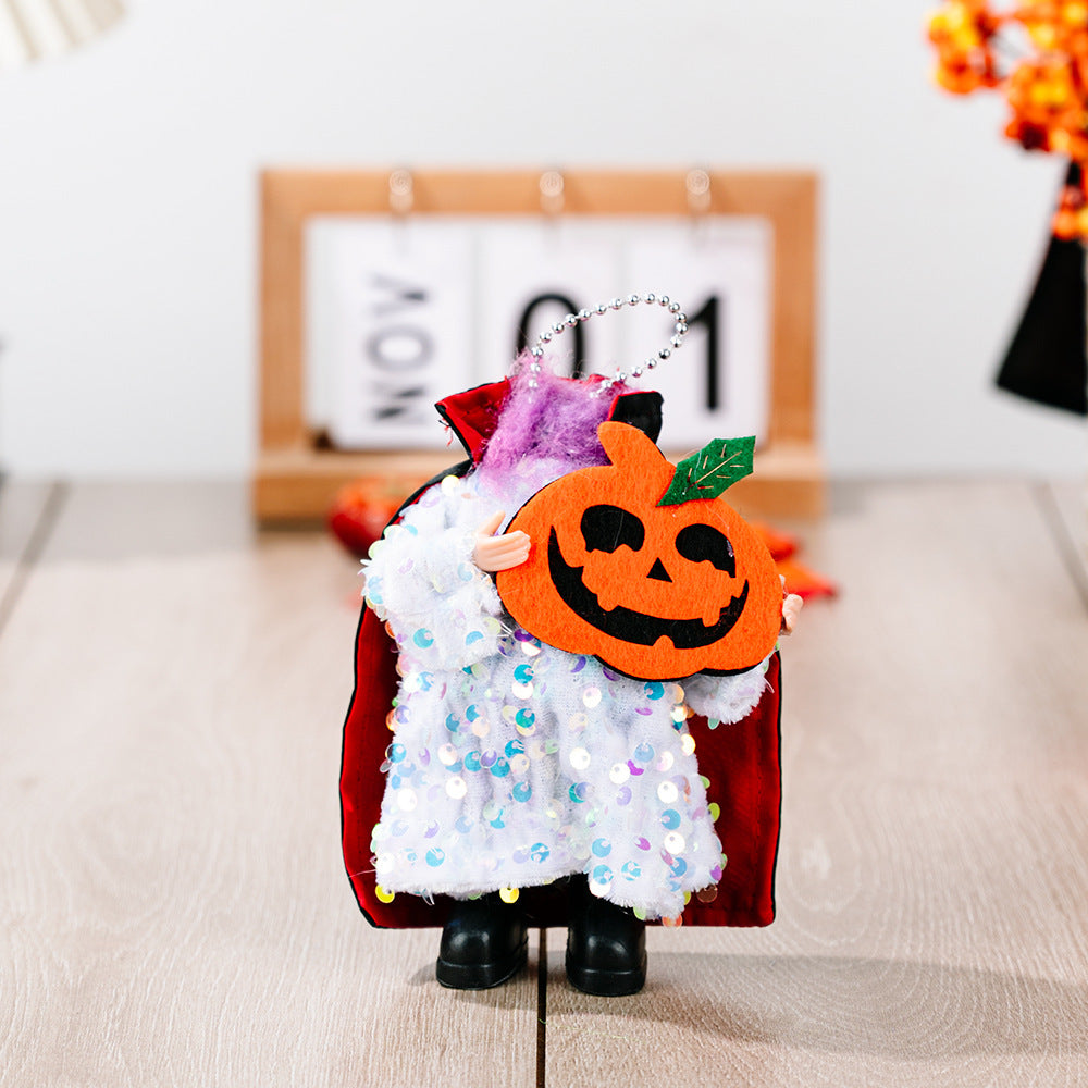 TWO-PIECE SEQUIN HALLOWEEN HANGING WIDGETS-Thriftique Marketplace