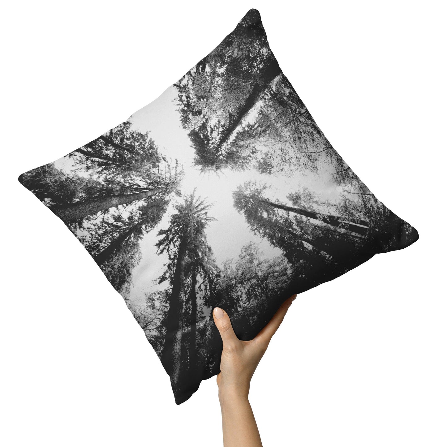 TALL TREES THROW PILLOW