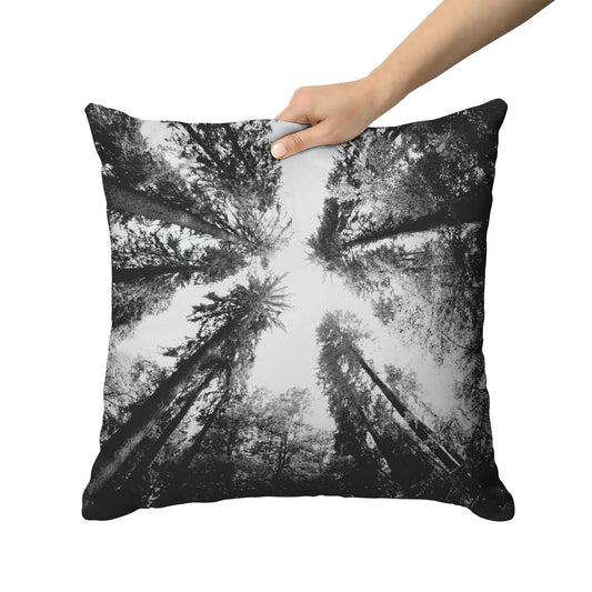 TALL TREES THROW PILLOW