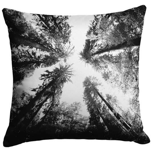 TALL TREES THROW PILLOW
