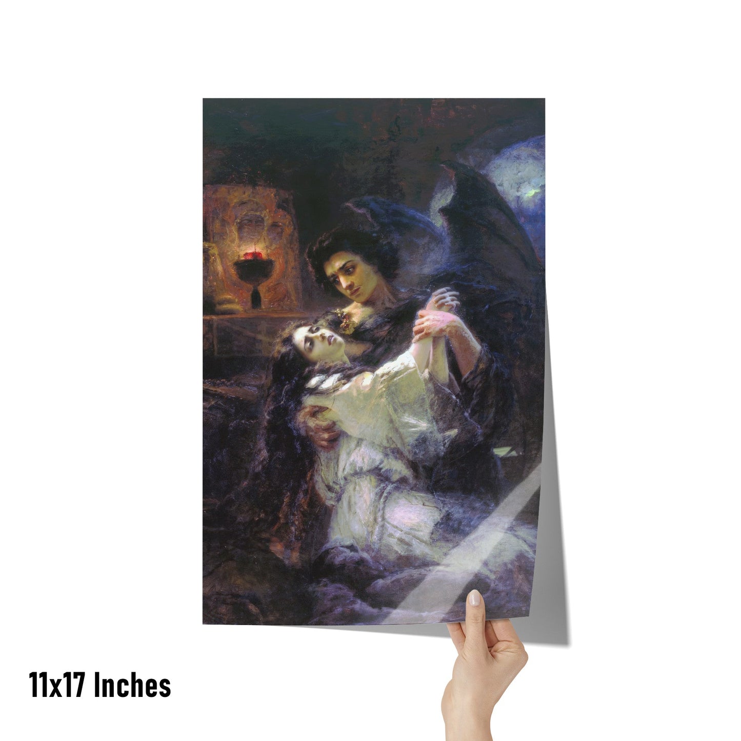TAMARA AND THE DEMON BY KONSTANTIN MAKOVSKY MATTE POSTER