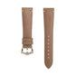 TAUPE CALFSKIN LEATHER VINTAGE WATCH STRAP