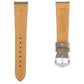 TAUPE HAMMERED CALFSKIN ECRU STITCHES WATCH STRAP